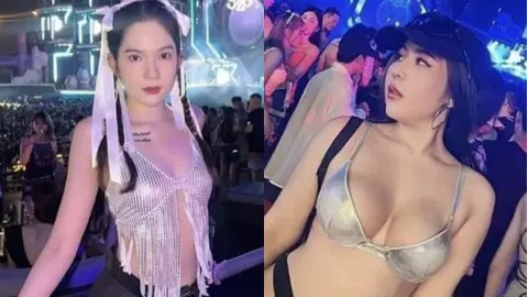 泼水节正妹露奶视